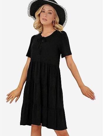 Vestido mini de manga corta bdart