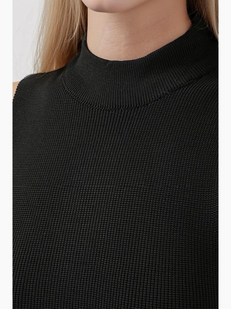 Vestido mini de punto sin mangas bdart Negro - Kiabi