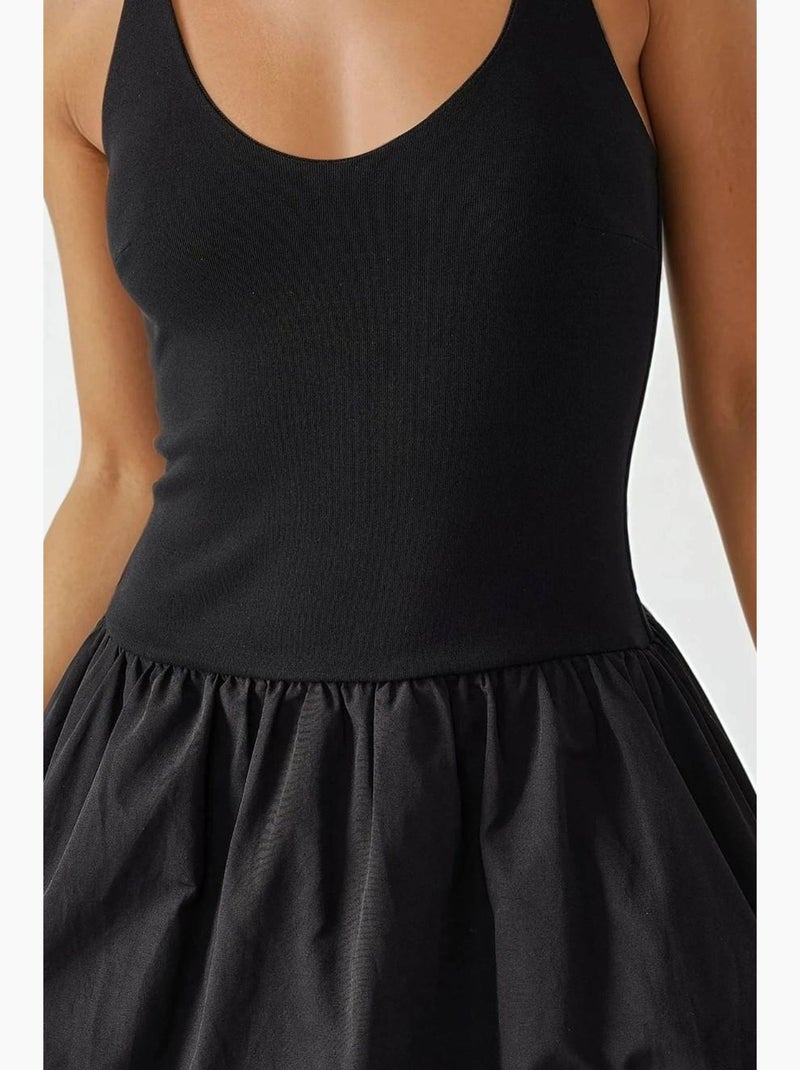 Vestido mini globo hiccup Negro - Kiabi