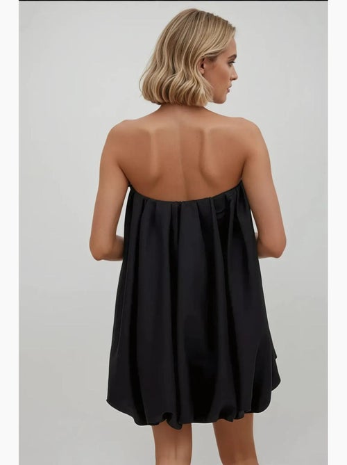 Vestido mini globo sin tirantes hiccup - Kiabi