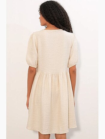 Vestido mini smock de mujer de línea a bdart