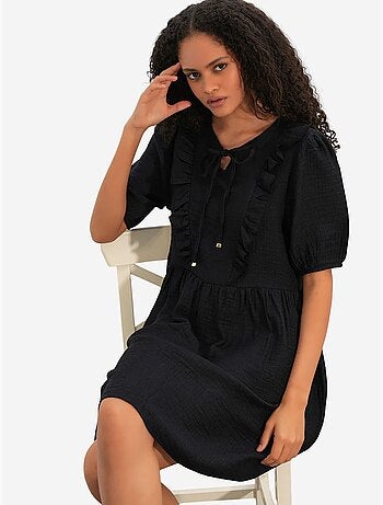 Vestido mini smock de mujer de línea a bdart