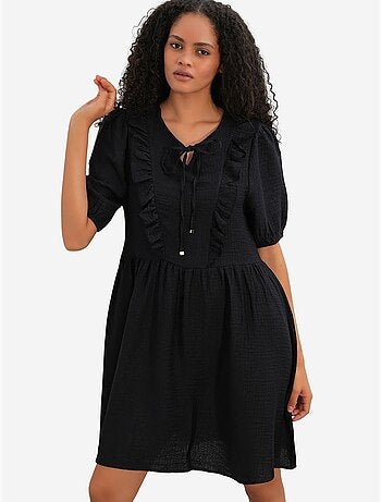 Vestido mini smock de mujer de línea a bdart