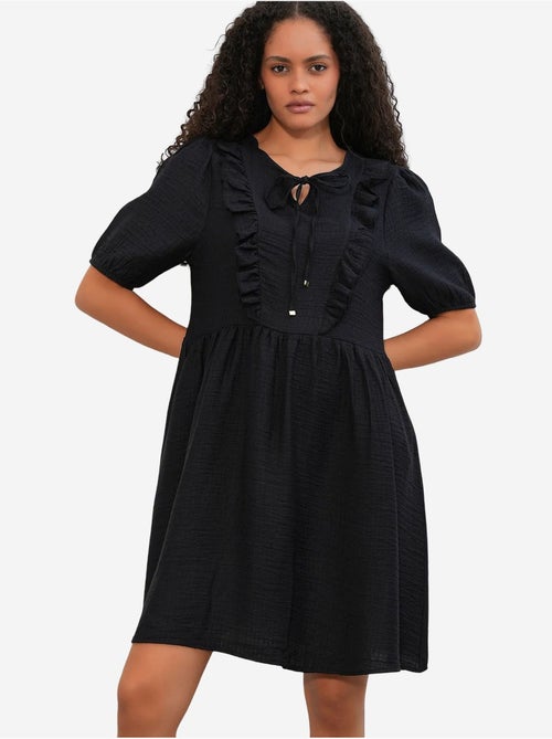 Vestido mini smock de mujer de línea a bdart - Kiabi Vestido mini smock de mujer de línea a bdart - Kiabi