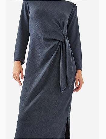 Vestido modal con detalle de lazo lucci