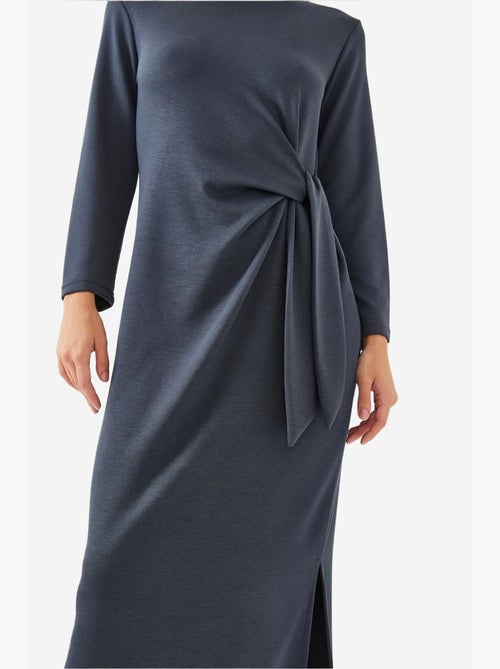 Vestido modal con detalle de lazo lucci - Kiabi Vestido modal con detalle de lazo lucci - Kiabi