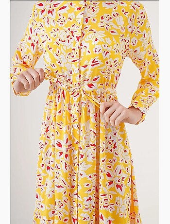 Vestido modesto con cuello mandarín bdart