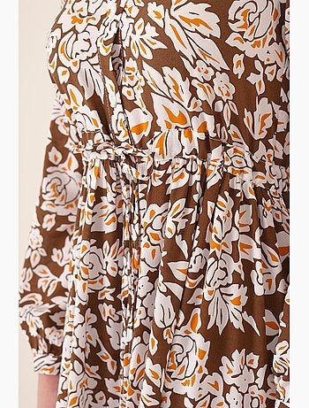 Vestido modesto con cuello mandarín bdart