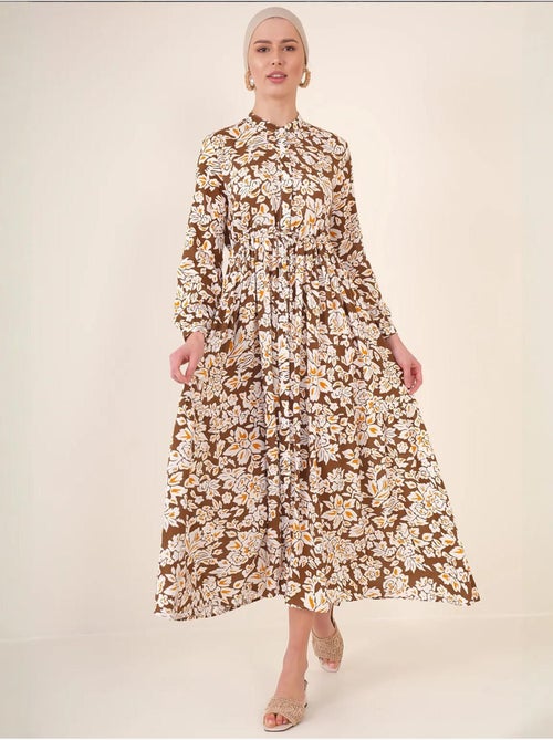 Vestido modesto con cuello mandarín bdart - Kiabi
