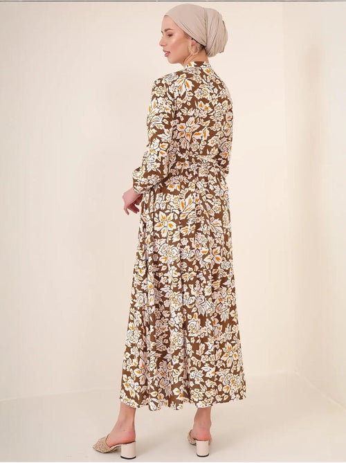 Vestido modesto con cuello mandarín bdart - Kiabi