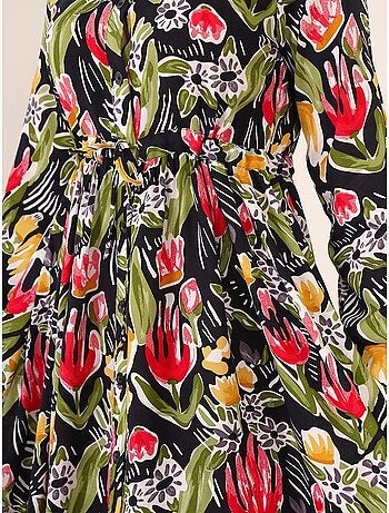 Vestido modesto con cuello mandarín bdart