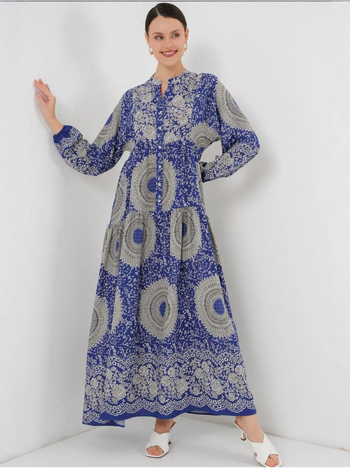 Vestido modesto estampado auténtico bdart - Kiabi Vestido modesto estampado auténtico bdart - Kiabi