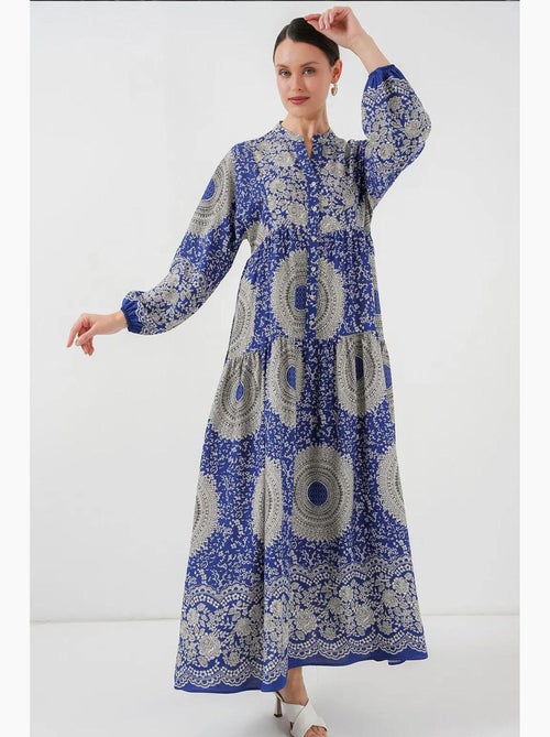 Vestido modesto estampado auténtico bdart - Kiabi Vestido modesto estampado auténtico bdart - Kiabi