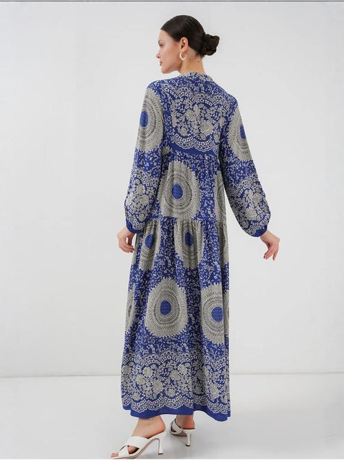 Vestido modesto estampado auténtico bdart - Kiabi Vestido modesto estampado auténtico bdart - Kiabi