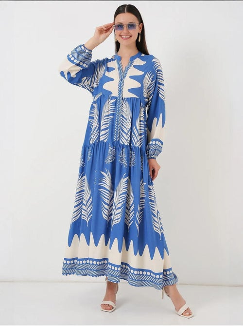 Vestido modesto estampado auténtico bdart - Kiabi Vestido modesto estampado auténtico bdart - Kiabi
