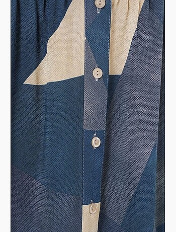 Vestido modesto estampado auténtico bdart