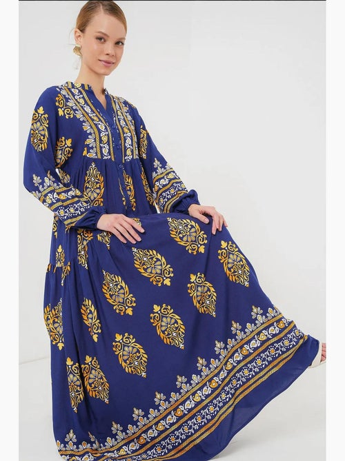 Vestido modesto estampado auténtico bdart - Kiabi Vestido modesto estampado auténtico bdart - Kiabi