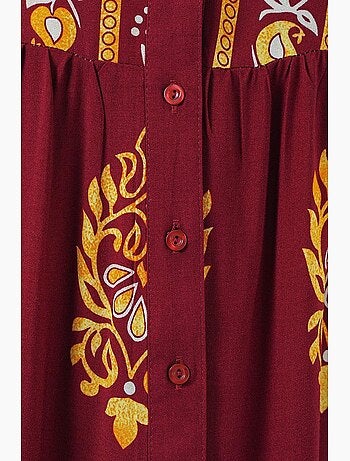 Vestido modesto estampado auténtico bdart