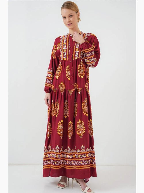 Vestido modesto estampado auténtico bdart - Kiabi Vestido modesto estampado auténtico bdart - Kiabi