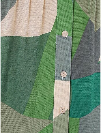 Vestido modesto estampado auténtico bdart