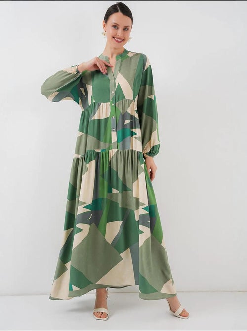 Vestido modesto estampado auténtico bdart - Kiabi Vestido modesto estampado auténtico bdart - Kiabi