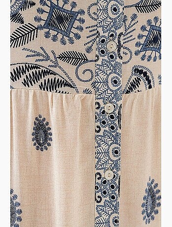 Vestido modesto estampado auténtico bdart