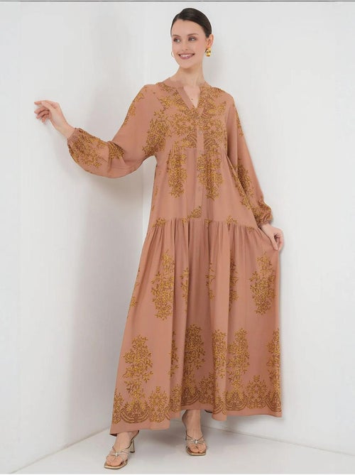 Vestido modesto estampado auténtico bdart - Kiabi Vestido modesto estampado auténtico bdart - Kiabi