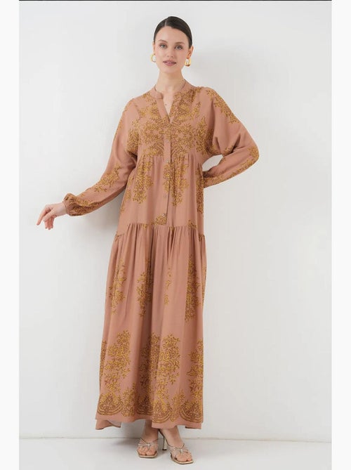 Vestido modesto estampado auténtico bdart - Kiabi Vestido modesto estampado auténtico bdart - Kiabi