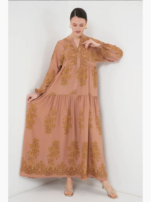 Vestido modesto estampado auténtico bdart - Kiabi Vestido modesto estampado auténtico bdart - Kiabi