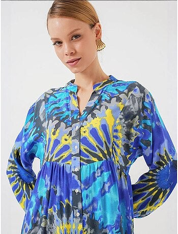 Vestido modesto estampado auténtico bdart