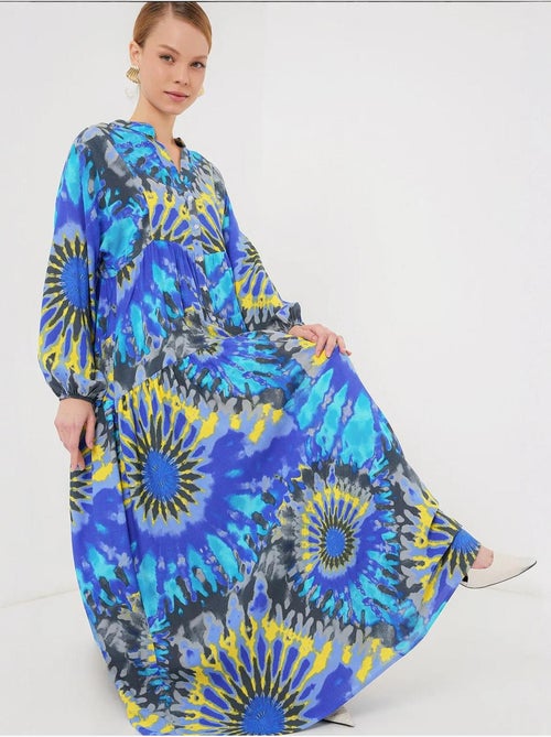 Vestido modesto estampado auténtico bdart - Kiabi Vestido modesto estampado auténtico bdart - Kiabi