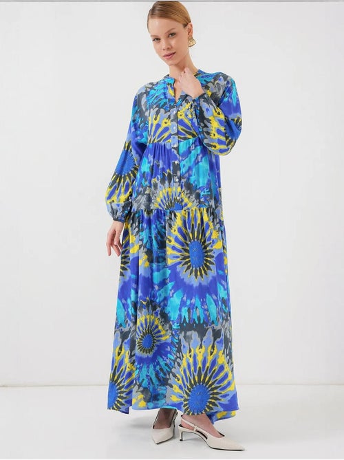 Vestido modesto estampado auténtico bdart - Kiabi Vestido modesto estampado auténtico bdart - Kiabi