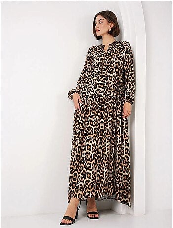 Vestido modesto estampado auténtico bdart