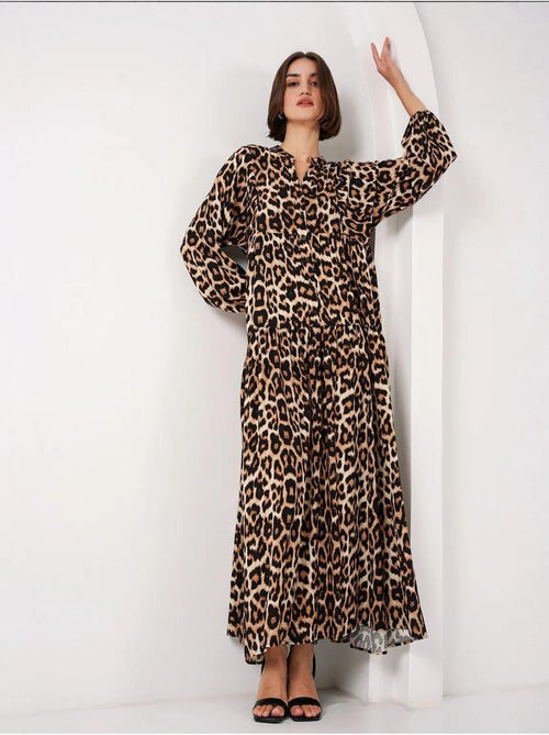 Vestido modesto estampado auténtico bdart - Kiabi Vestido modesto estampado auténtico bdart - Kiabi