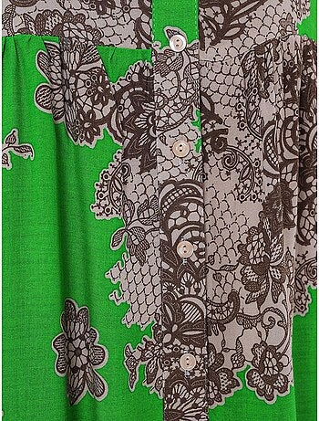 Vestido modesto estampado auténtico bdart
