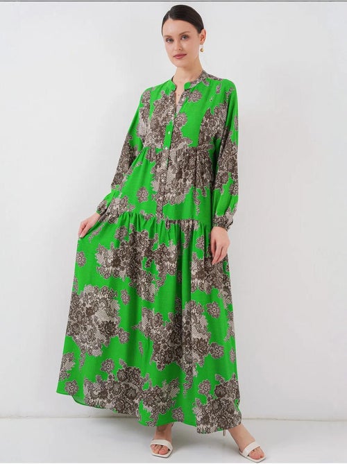 Vestido modesto estampado auténtico bdart - Kiabi Vestido modesto estampado auténtico bdart - Kiabi