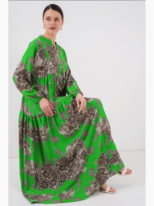 Vestido modesto estampado auténtico bdart - Kiabi Vestido modesto estampado auténtico bdart - Kiabi