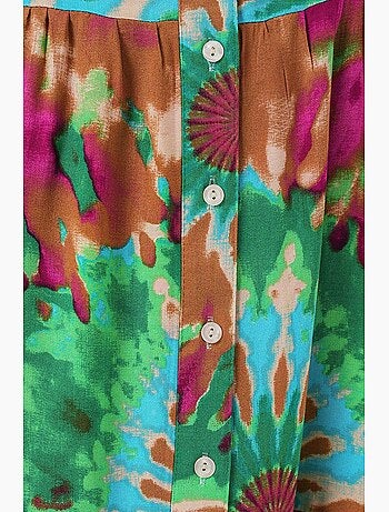 Vestido modesto estampado auténtico bdart