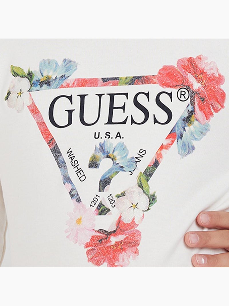 Vestido Niña Guess Blanco - Kiabi