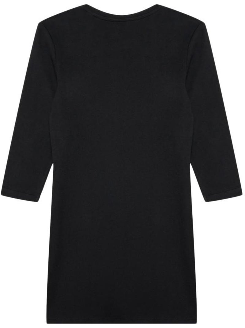 Vestido Niña Guess Manga Larga Negro - Kiabi