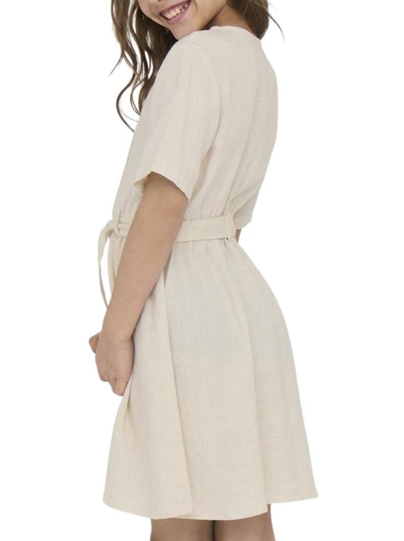 Vestido Niña ONLY Kids Beige - Kiabi