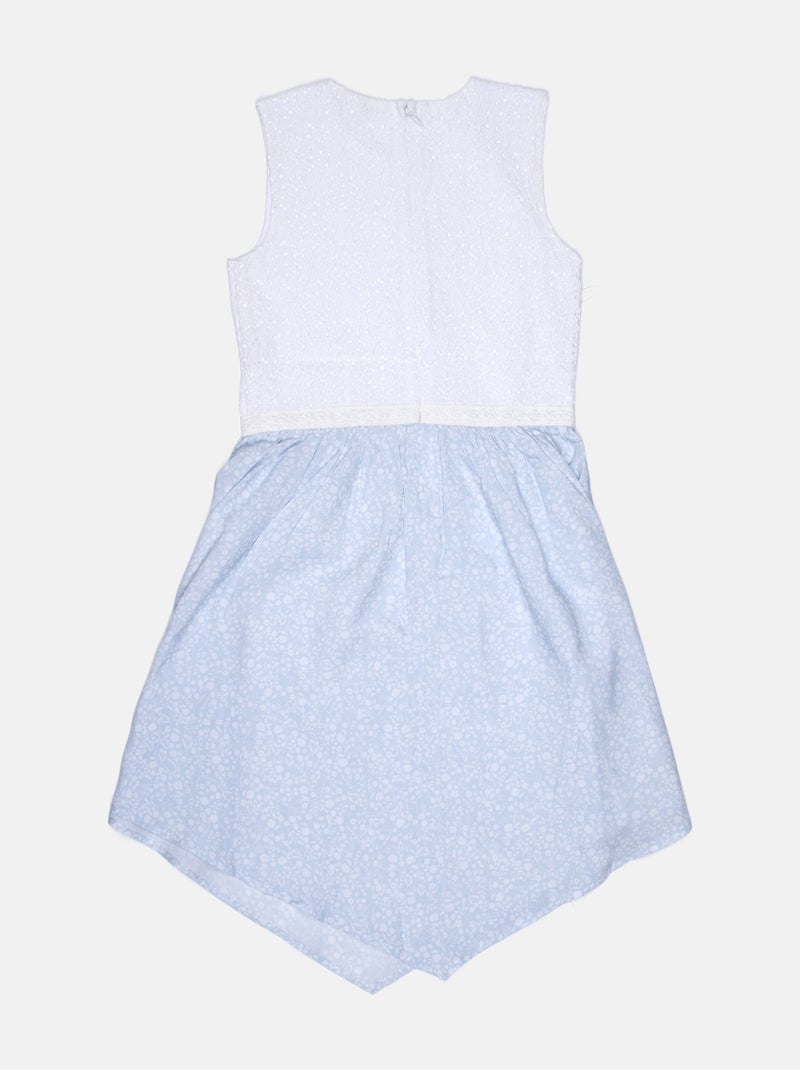 Vestido para ponerse - Guess kids Blanco Azul - Kiabi