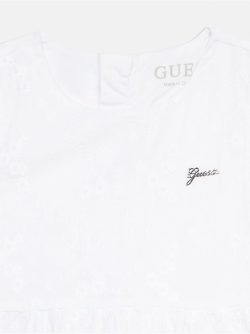 Vestido para ponerse - Guess kids Blanco - Kiabi