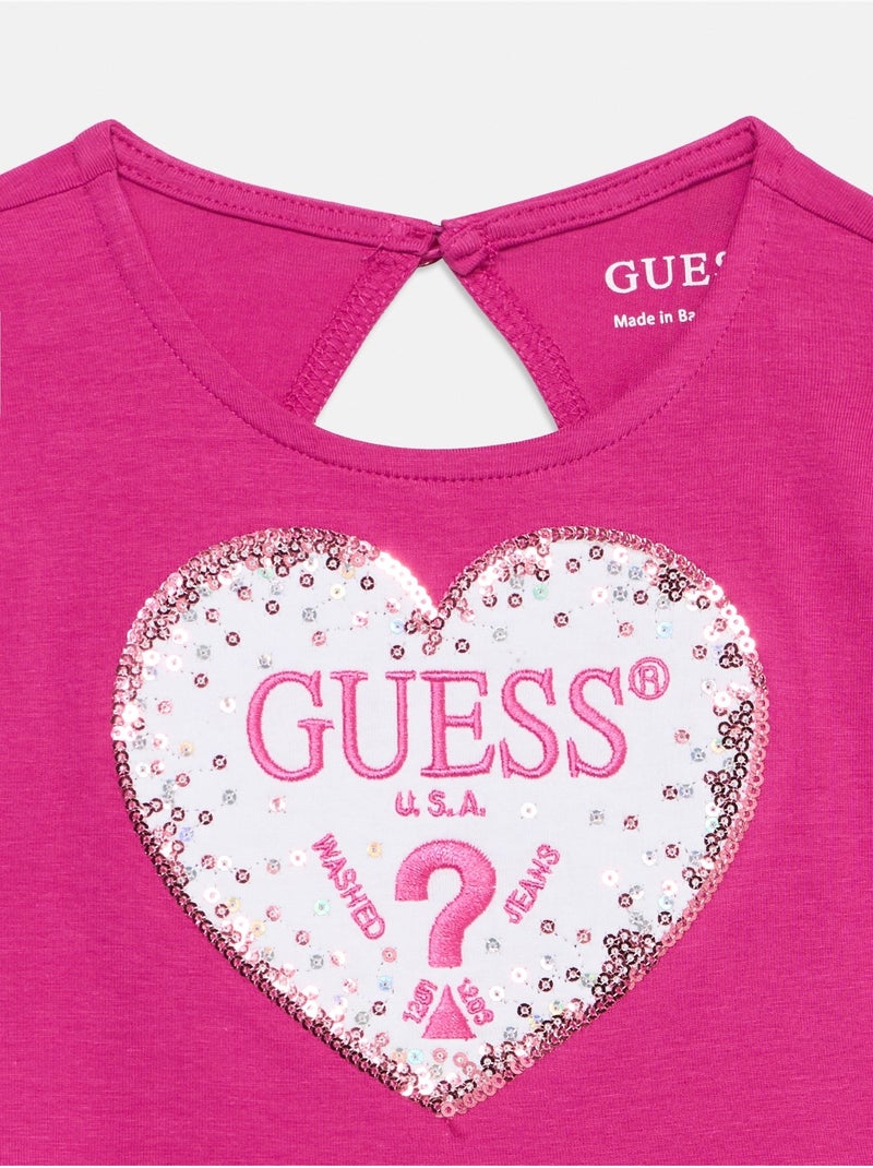 Vestido para ponerse - Guess kids Gris - Kiabi