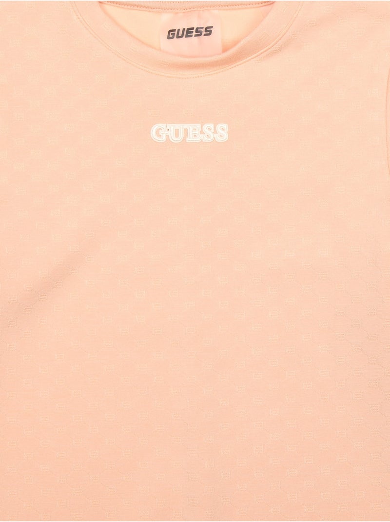 Vestido para ponerse - Guess kids Naranja - Kiabi