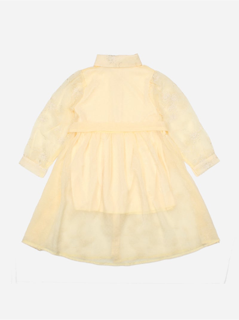 Vestido para ponerse - Kids Star Amarillo - Kiabi