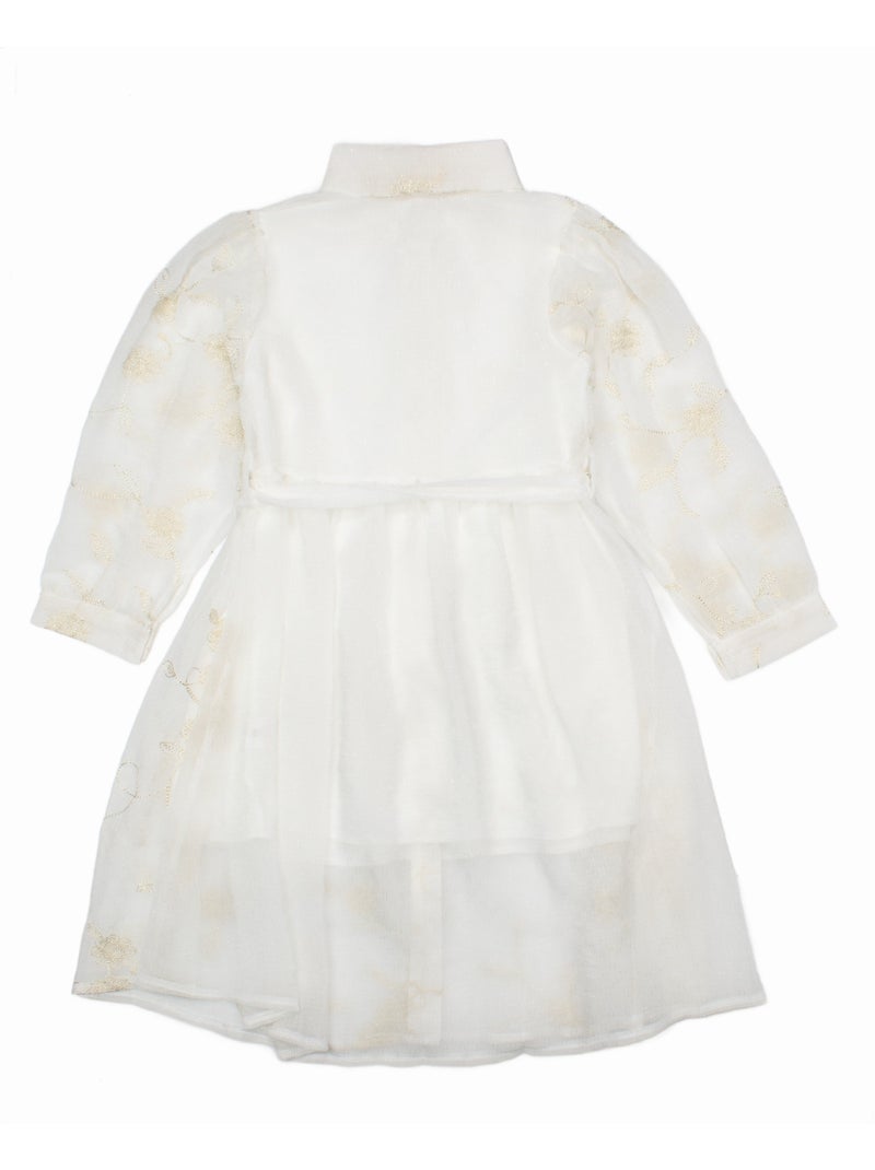 Vestido para ponerse - Kids Star Blanco - Kiabi