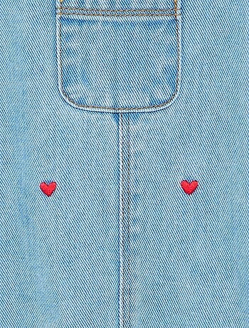 Vestido peto con tirantes con volantes