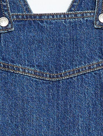 Vestido peto corto vaquero