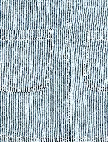 Vestido peto corto vaquero